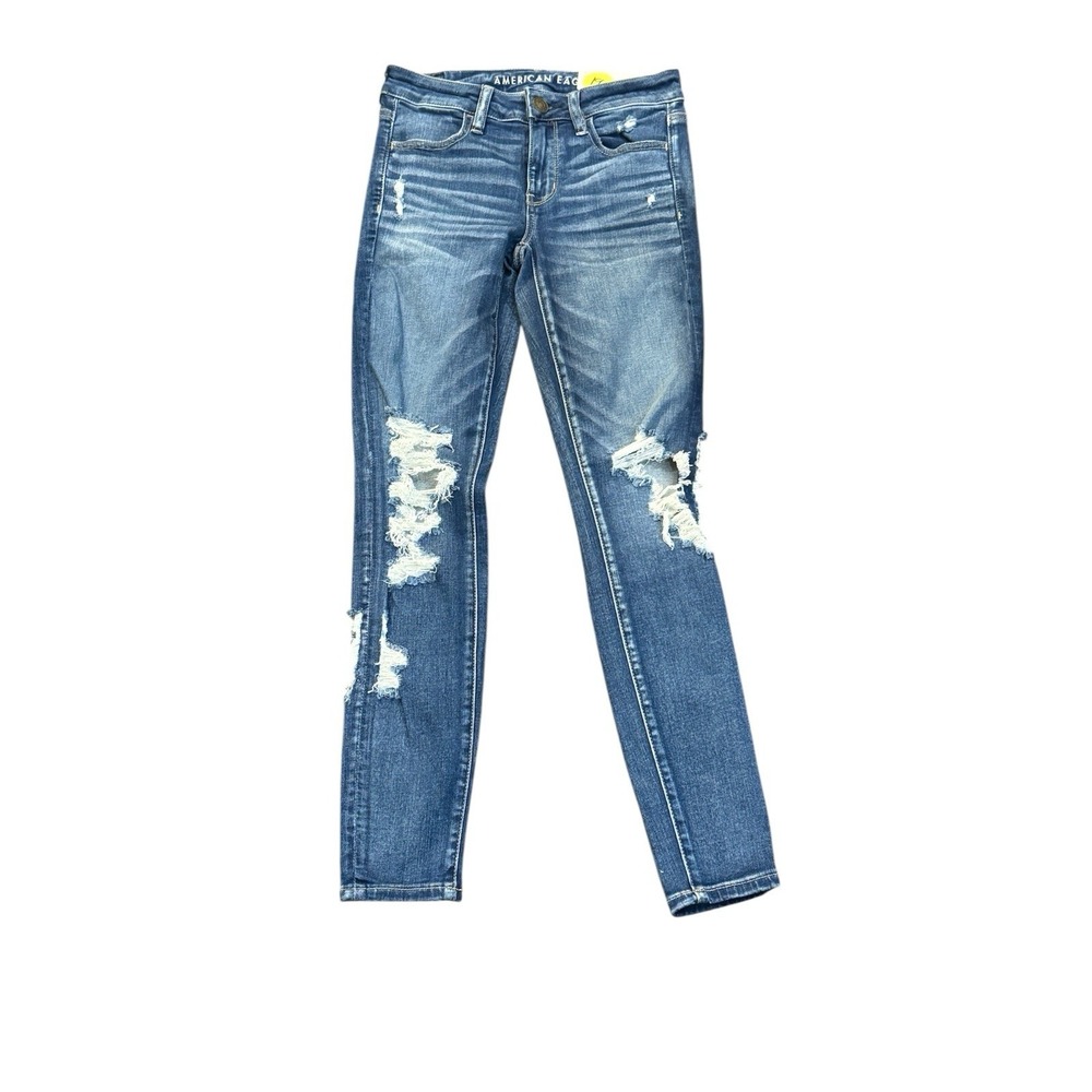 American Eagle Distressed Blue Jeans